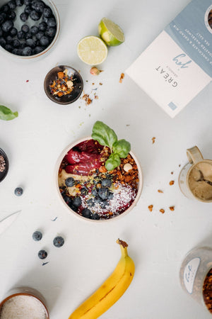 Blueberry smoothie bowl recipe