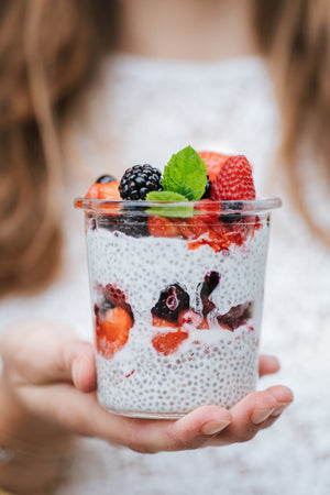 chia pudding with coconut milk